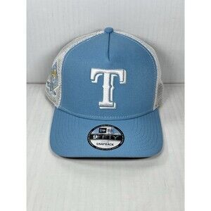 New Era Texas Rangers MLB 9FIFTY A-Frame SnapBack Adjustable Hat Cap Patch NWT